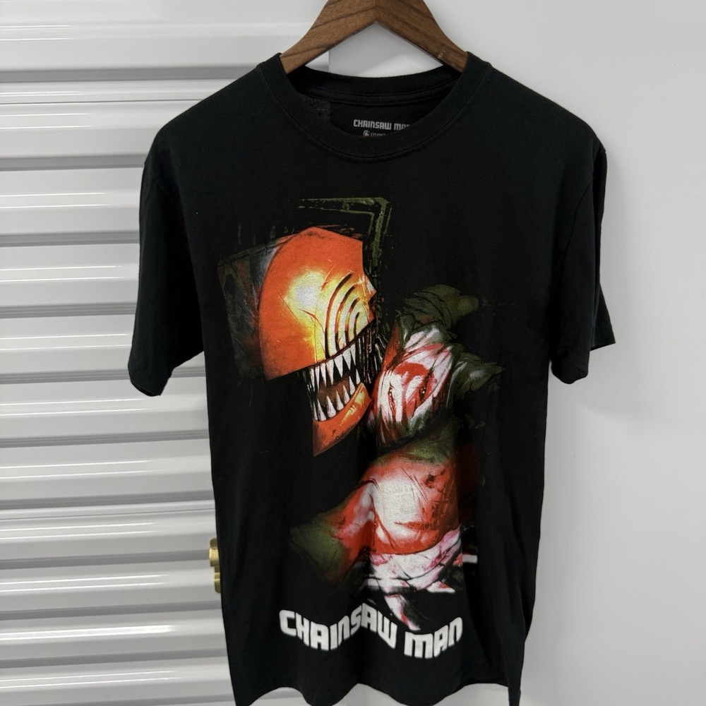 Chainsaw Man Shirt Mens M Anime Crunchyroll Denji Graphic Tee